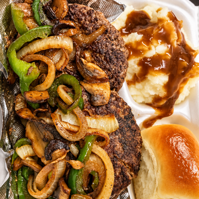 Hamburger Steak Plate.