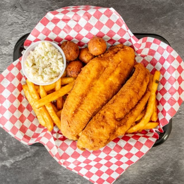 Flounder (2pc) Fish Plate.
