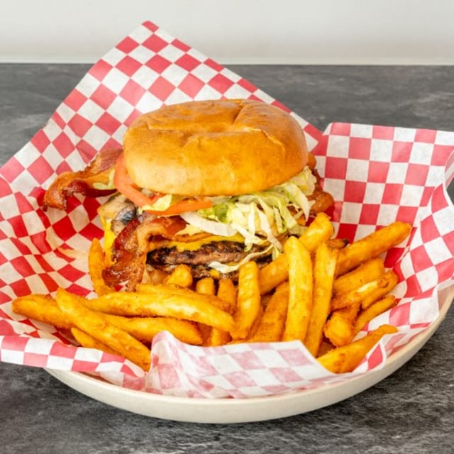 Mush/Cheese Burger.
